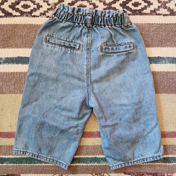 Zara wide-leg paper bag jeans - Picture 3 of 3